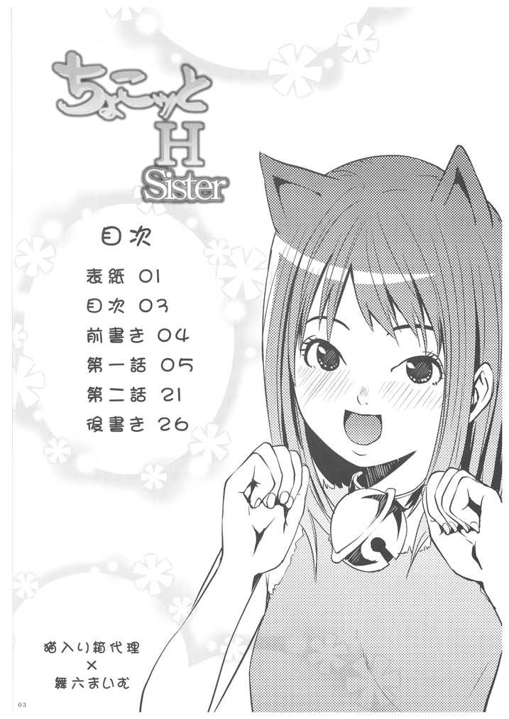 (C71) [Neko iri bako dairi (Maimu-Maimu)] Chokotto H Sister (Chokotto Sister) - Page 2