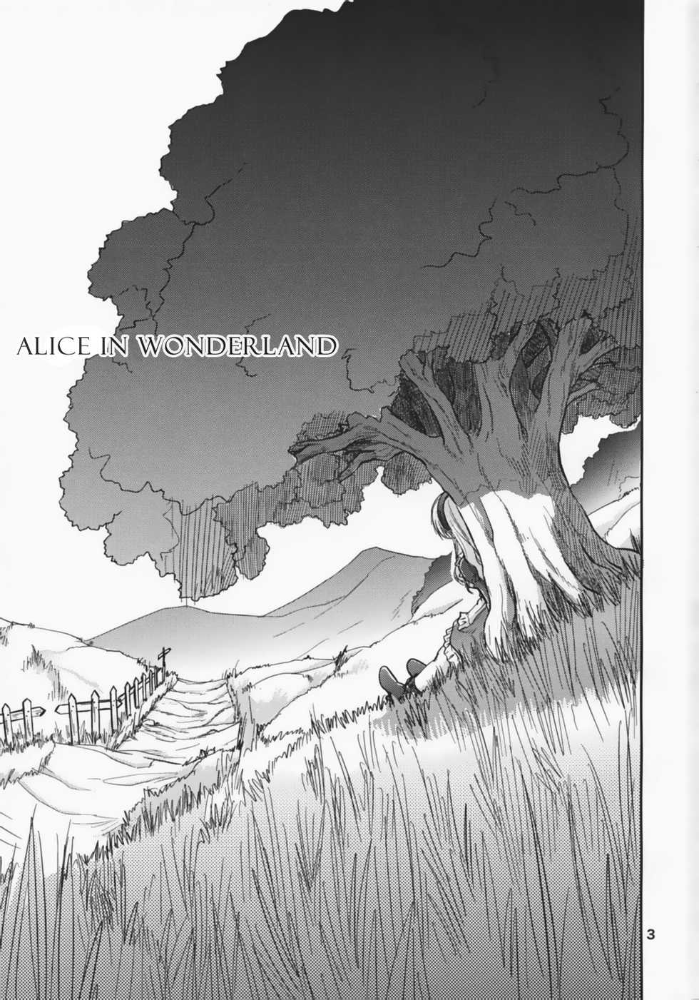 (C74) [RACK&PINION (Iogi Juichi)] Fushigi no Kuni no Alice (Alice in Wonderland) [Russian] [Diokhan] - Page 2
