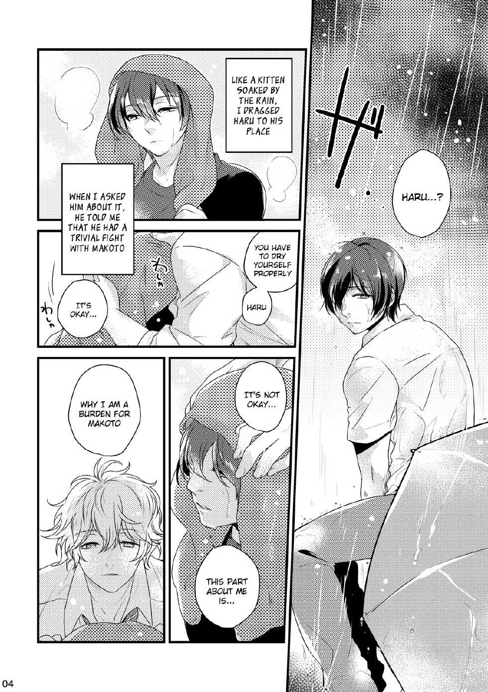 [Sakurabobu (Machio)] Please Kiss Me (Free!) [English] [Holy Mackerel] [Digital] - Page 4