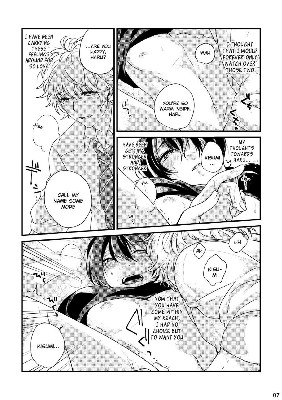 [Sakurabobu (Machio)] Please Kiss Me (Free!) [English] [Holy Mackerel] [Digital] - Page 7