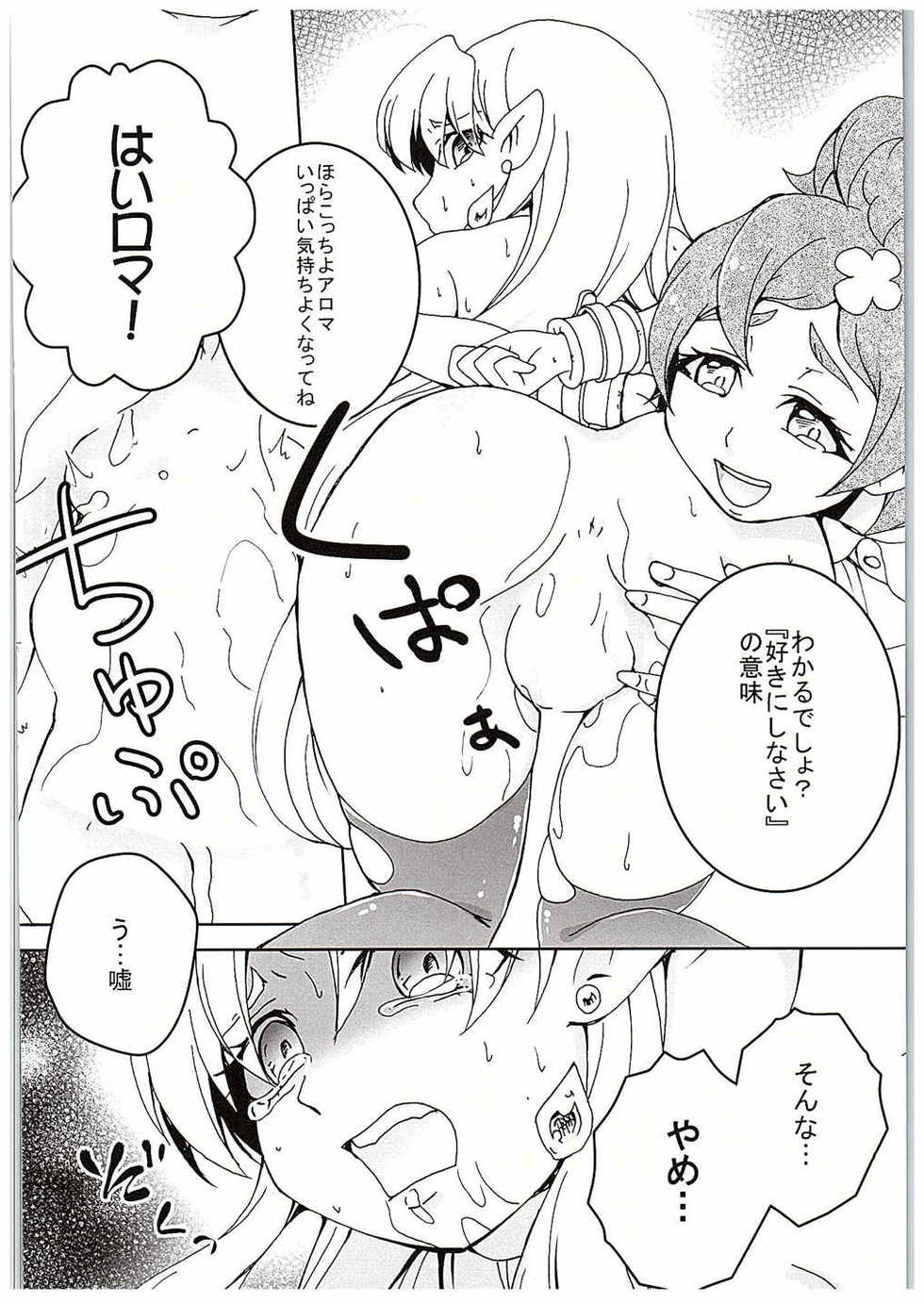 (C88) [Ai no Kura (Takahagi Kemono)] PreCure ni Horobo Sareta Oukoku no Hime (Go! Princess PreCure) - Page 11