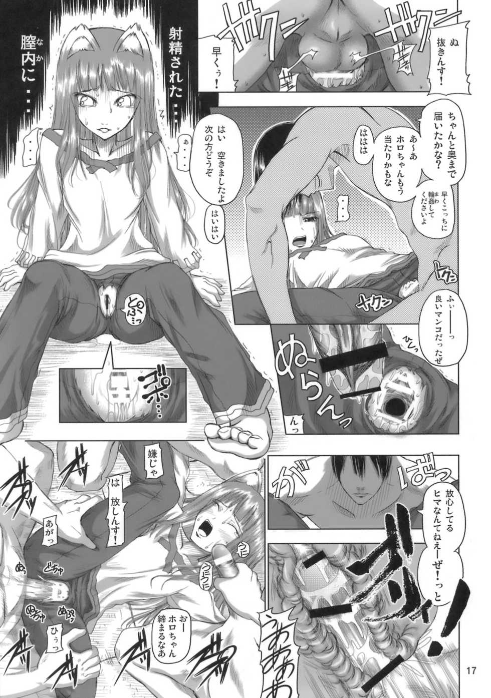 (C72) [Budou Bekkan (Donan)] Himegami Aisa Sensei Nesshou Gregorio Waika (Spice and Wolf, Toaru Majutsu no Index) - Page 16