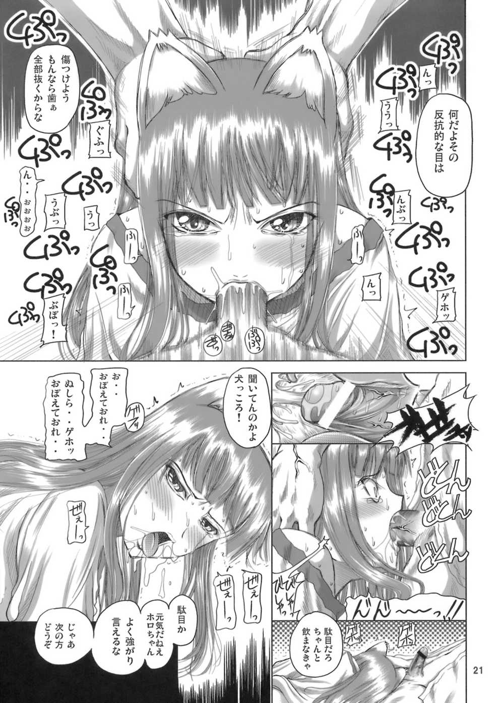 (C72) [Budou Bekkan (Donan)] Himegami Aisa Sensei Nesshou Gregorio Waika (Spice and Wolf, Toaru Majutsu no Index) - Page 20