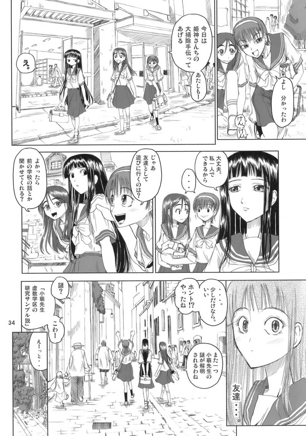 (C72) [Budou Bekkan (Donan)] Himegami Aisa Sensei Nesshou Gregorio Waika (Spice and Wolf, Toaru Majutsu no Index) - Page 33