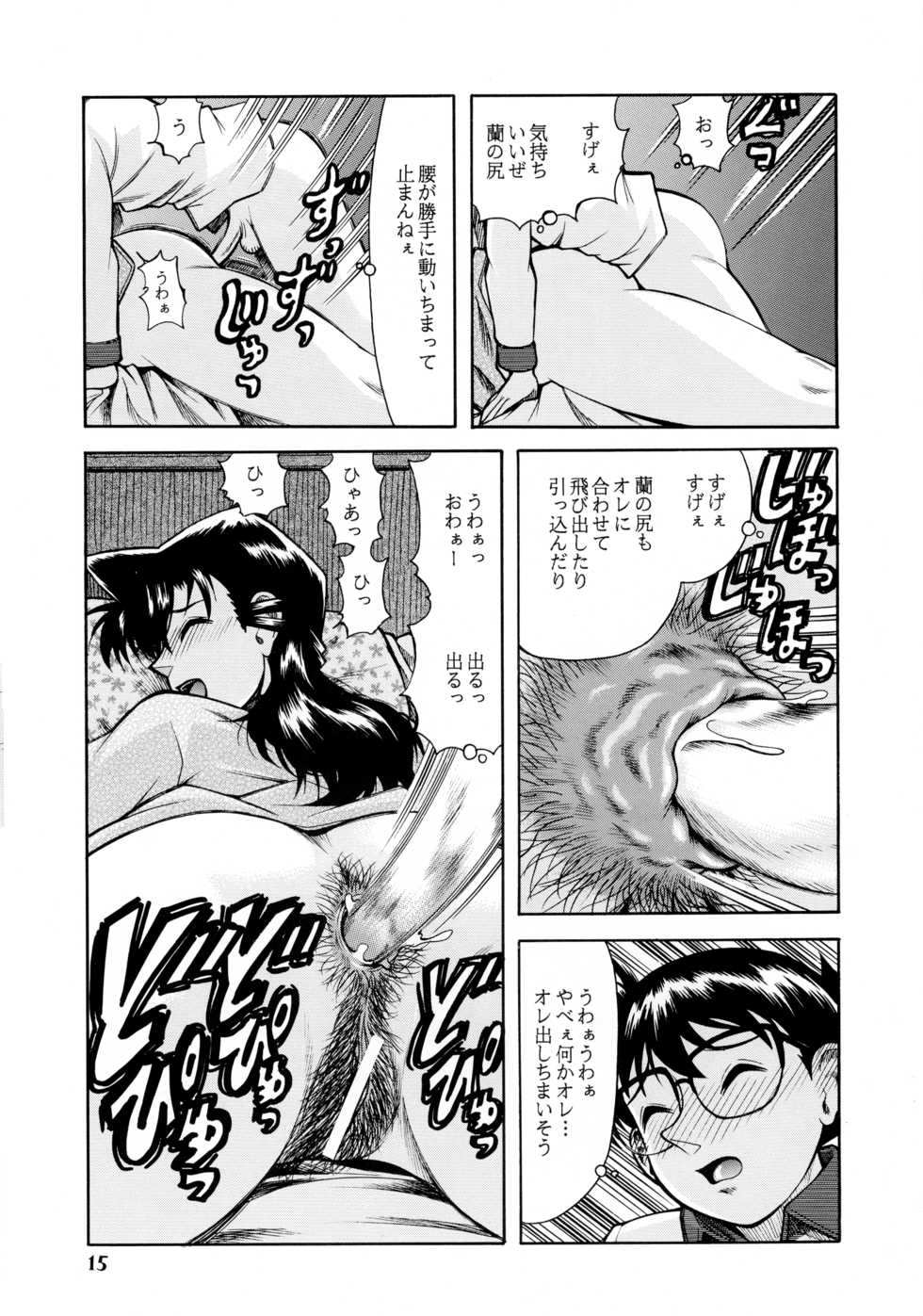 (C67) [ANA (Kichijouji Kitashirou)] Ran-neechan to Issho (Detective Conan) - Page 14