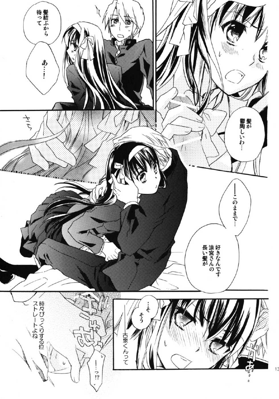 (COMIC1☆4) [ABLISS (Mei)] Star way to Heaven (The Melancholy of Haruhi Suzumiya) - Page 13