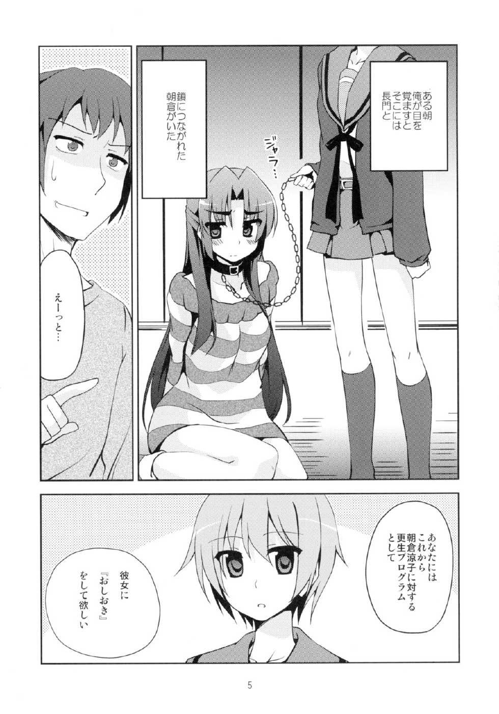 (C79) [Piñata Party (Nagami Yuu)] CRIMINAL TFEI (The Melancholy of Haruhi Suzumiya) - Page 5