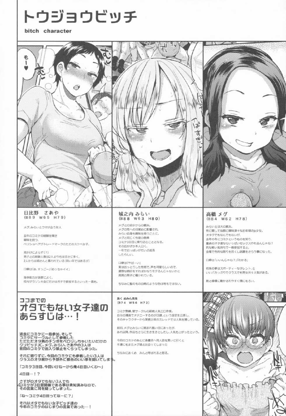 (C86) [brilliant thunder (Yumeno Tanuki)] Ota Demonai Joshi ga Comiket 4-kkame ni Asobi ni Yattekita in Melon - Page 4