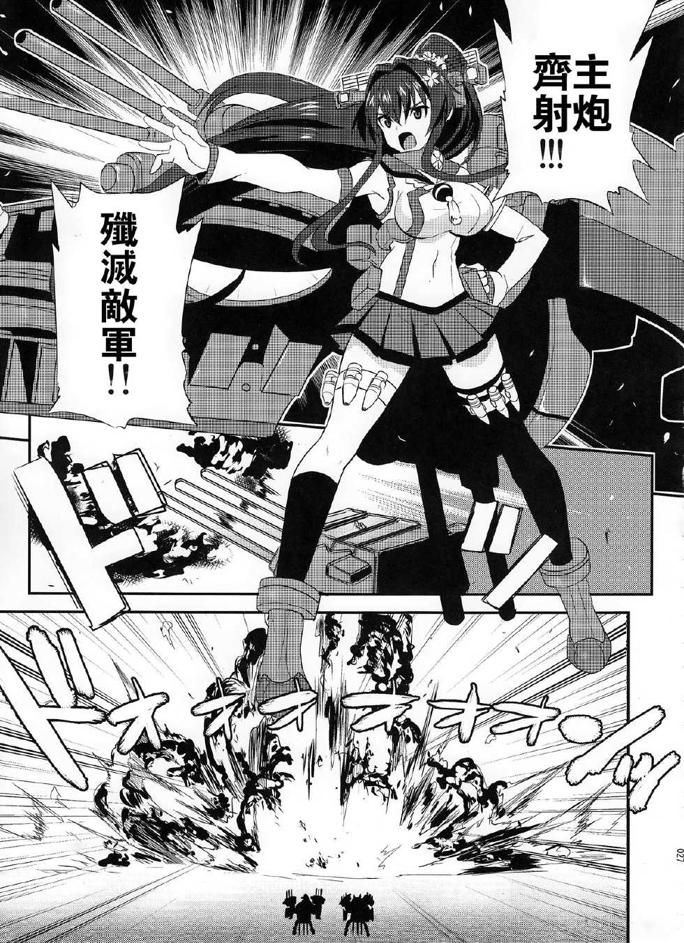 (C87) [INFINITY DRIVE (Kyougoku Shin)] Makezugirai Fraulein (Kantai Collection -KanColle-) [Chinese] [無毒漢化組] - Page 28