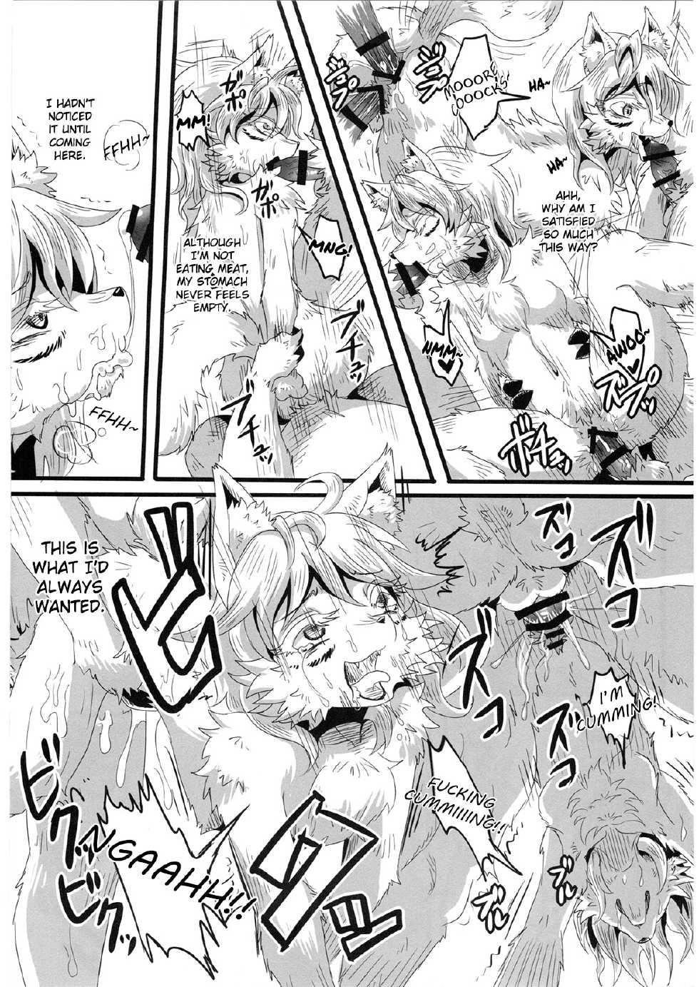 (Fur-st 7) [Kousyoudou (Bakugatou)] KoOokami to 7-Biki no Yagi - The Young Wolf and the Seven Goats [English] [Midori] - Page 27