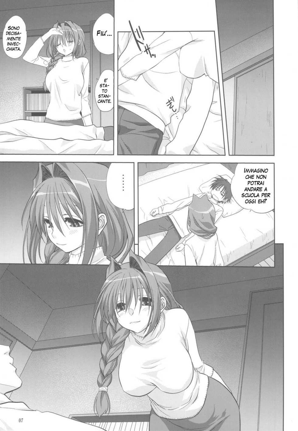 (C77) [Mitarashi Club (Mitarashi Kousei)] Akiko-san to Issho 5 (Kanon) [Italian] [Hentai Fantasy] - Page 5