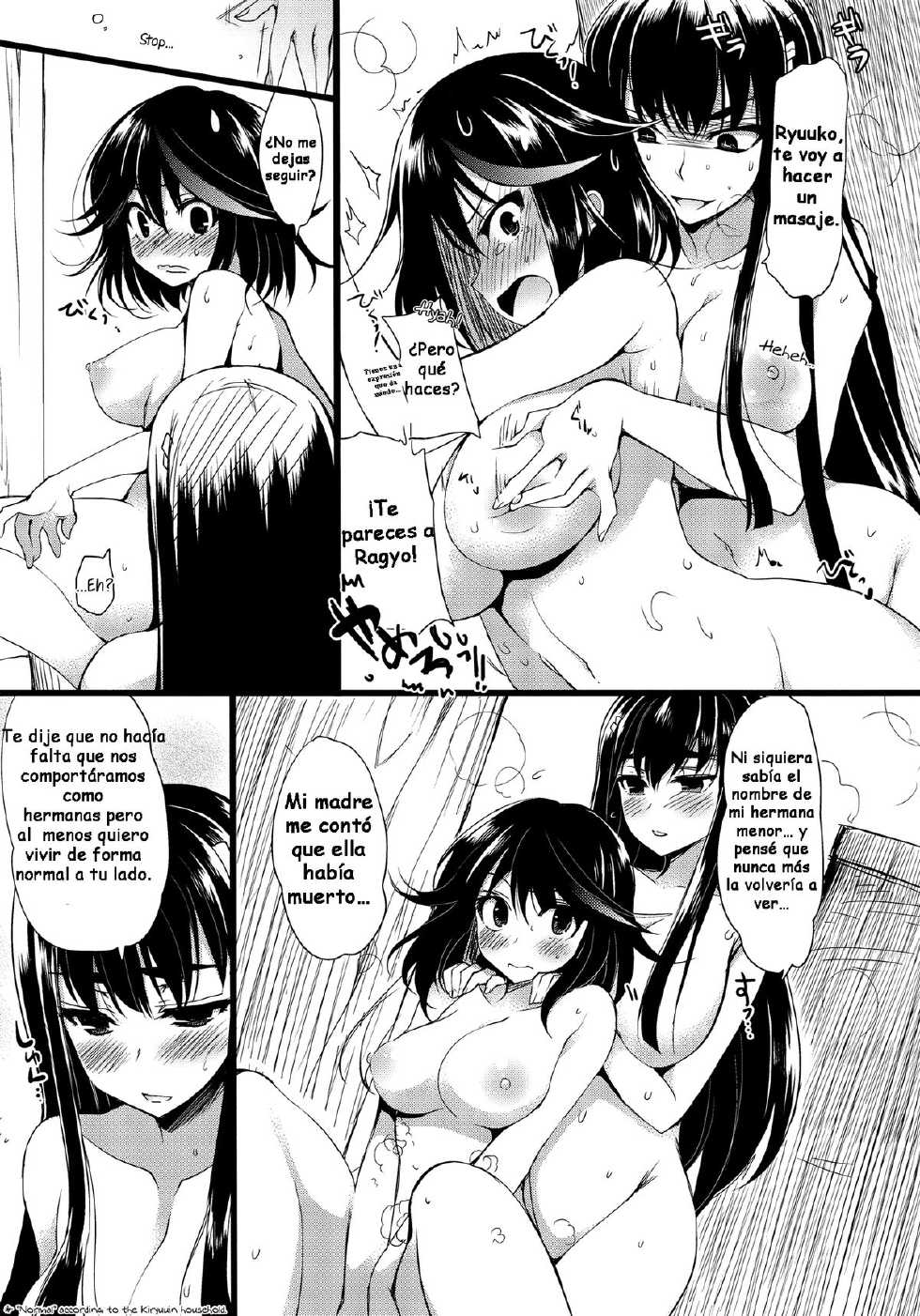 (COMIC1☆8) [Ninokoya (Ninoko)] Yuri la Kill (Kill la Kill) [Spanish] [Love Makko Suki] - Page 5