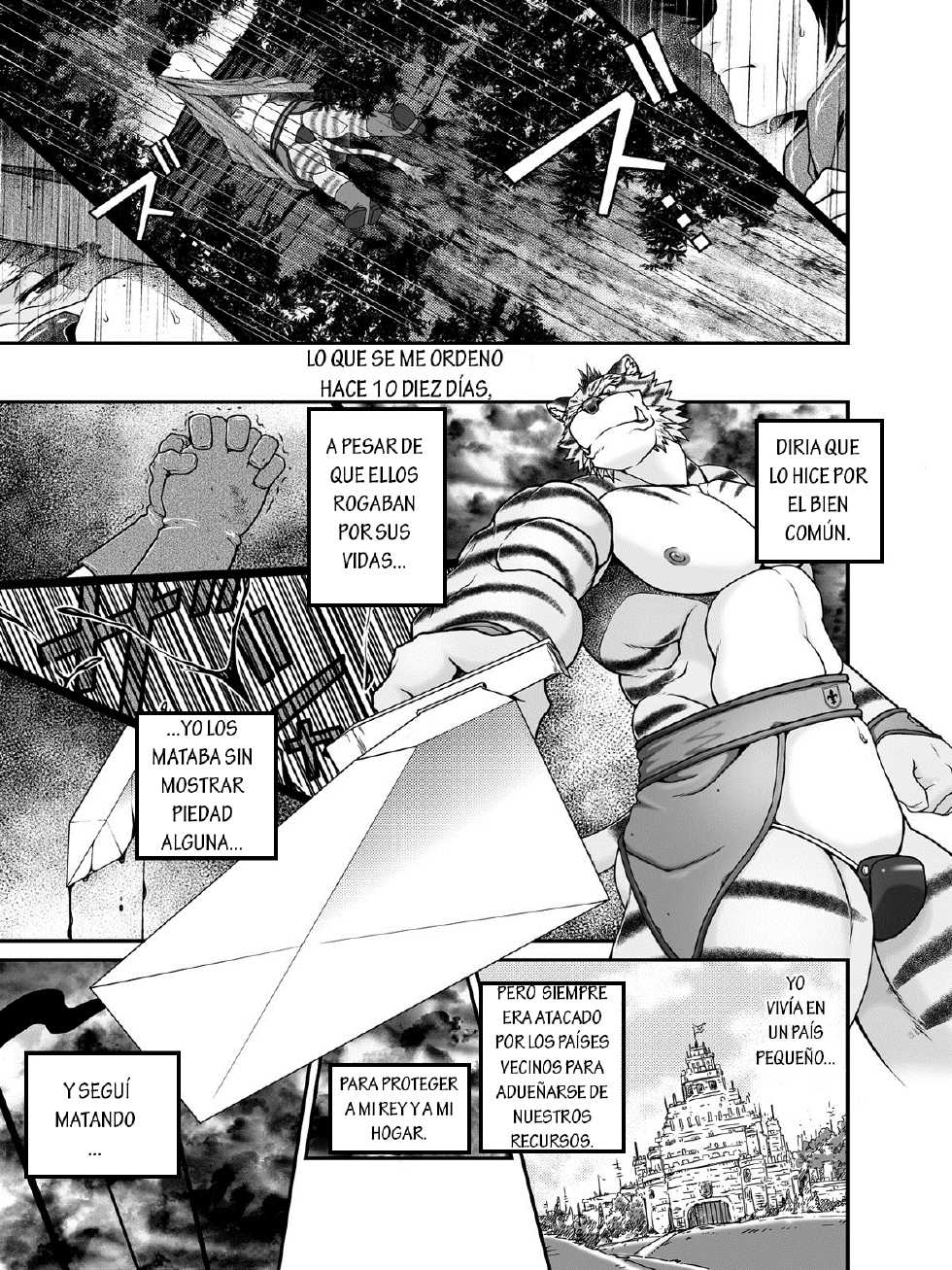 [Neyukidou (Takaku Nozomu)] Kemonobito no Mori Daiisshou | Beastmen Forest 01 [Spanish] [Digital] - Page 5