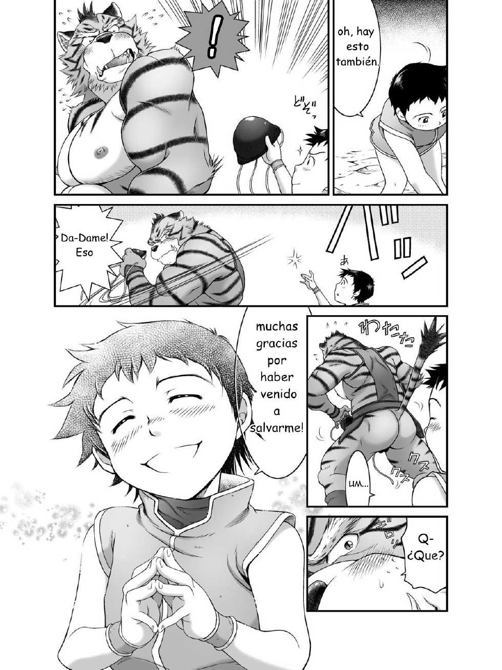 [Neyukidou (Takaku Nozomu)] Kemonobito no Mori Daisanshou | Beastmen Forest 03 [Spanish] [Digital] - Page 29