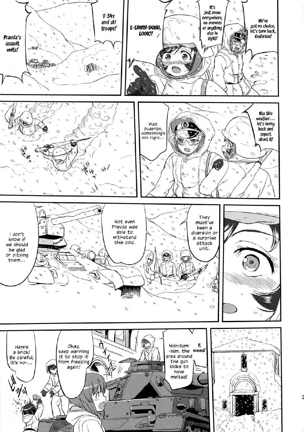 (C85) [Takotsuboya (TK)] Yukiyukite Senshadou Battle of Pravda (Girls und Panzer) [English] [N04h] - Page 37