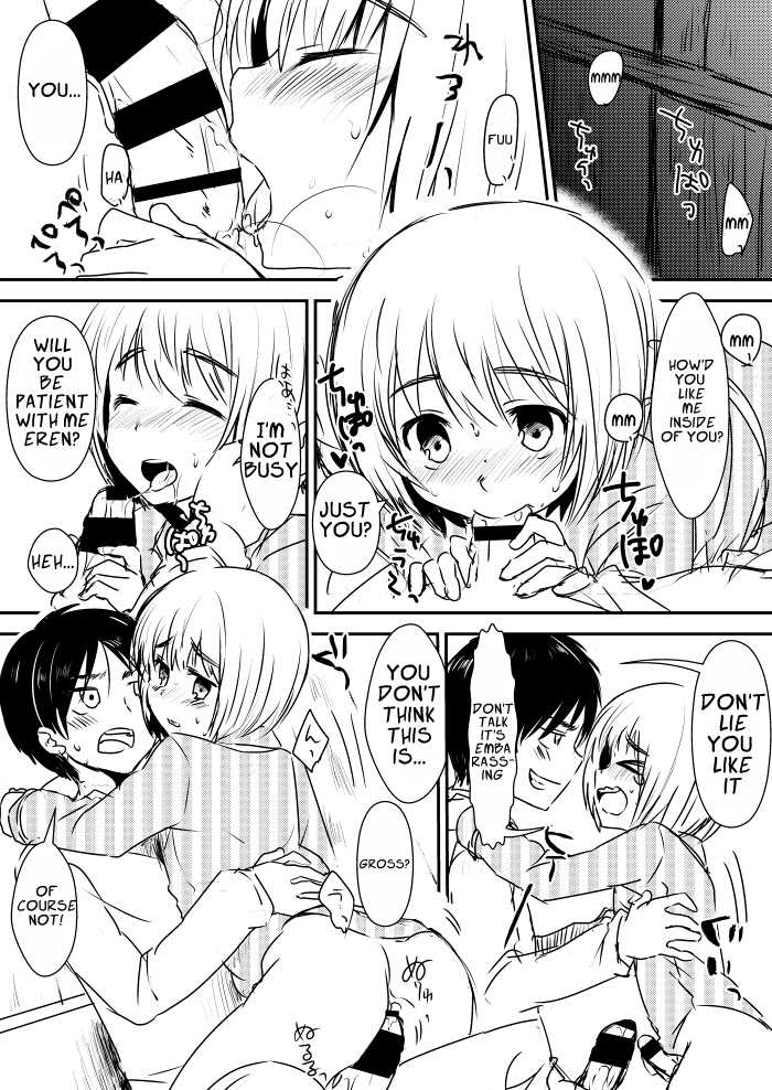 [Marimo] EreAru ga Mechakucha Sex Suru Manga + Alpha (Shingeki no Kyojin) [English] - Page 2