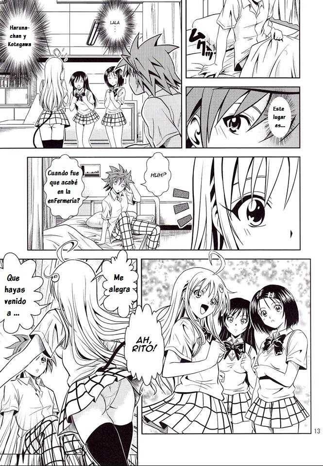 [Gangontou (Fukori)] Anoko-tachi ga Taihen na Koto ni Nattemasu (To LOVE-Ru) [Spanish] [Slayers no Fansub] - Page 14