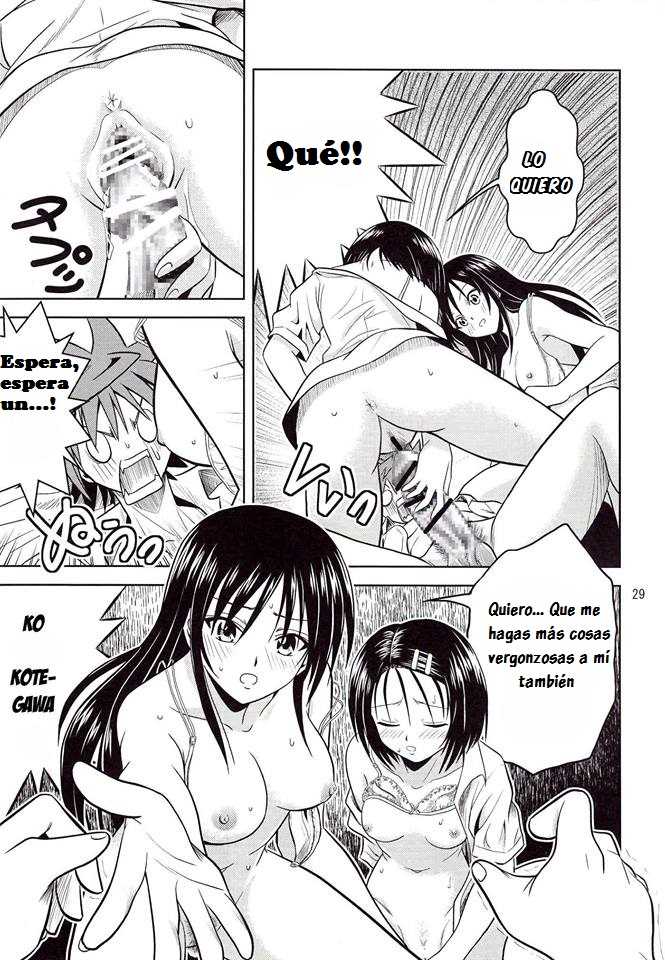 [Gangontou (Fukori)] Anoko-tachi ga Taihen na Koto ni Nattemasu (To LOVE-Ru) [Spanish] [Slayers no Fansub] - Page 30