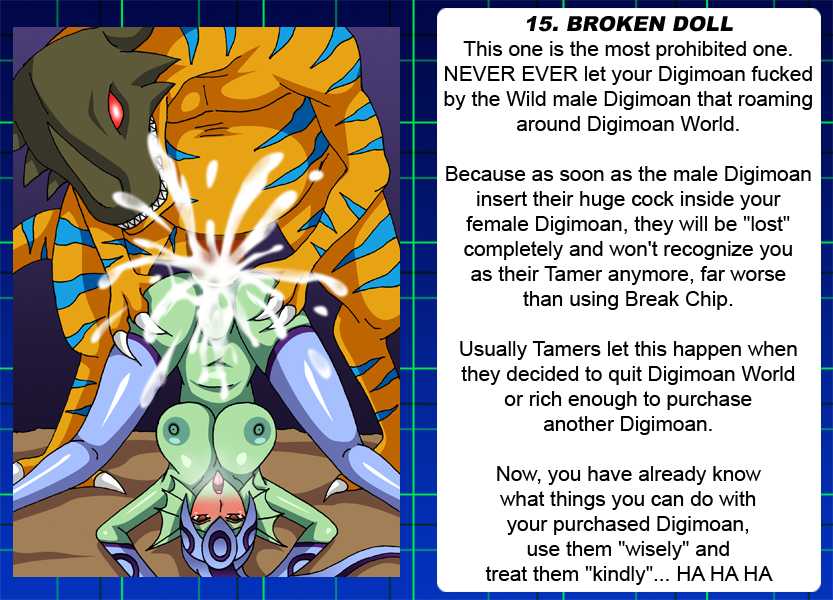 [DARKHORSE] Broken Doll 05 MGV - How to train your Digimoan (Digimon) - Page 19