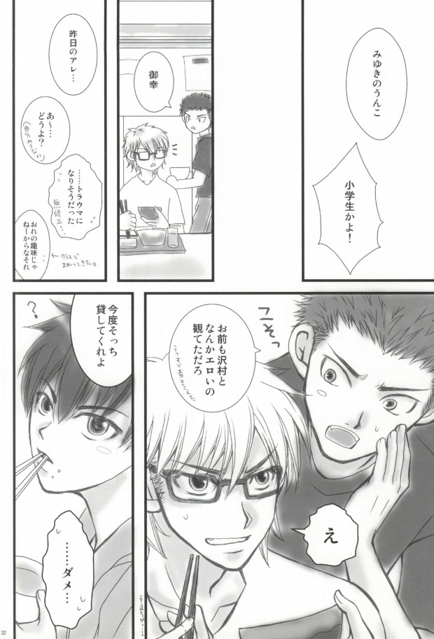 (C85) [Ibaramichiotokogumi (myu, Natsuki)] Brilliancy Oshiete Miyuki Senpai. (Daiya no Ace) - Page 29