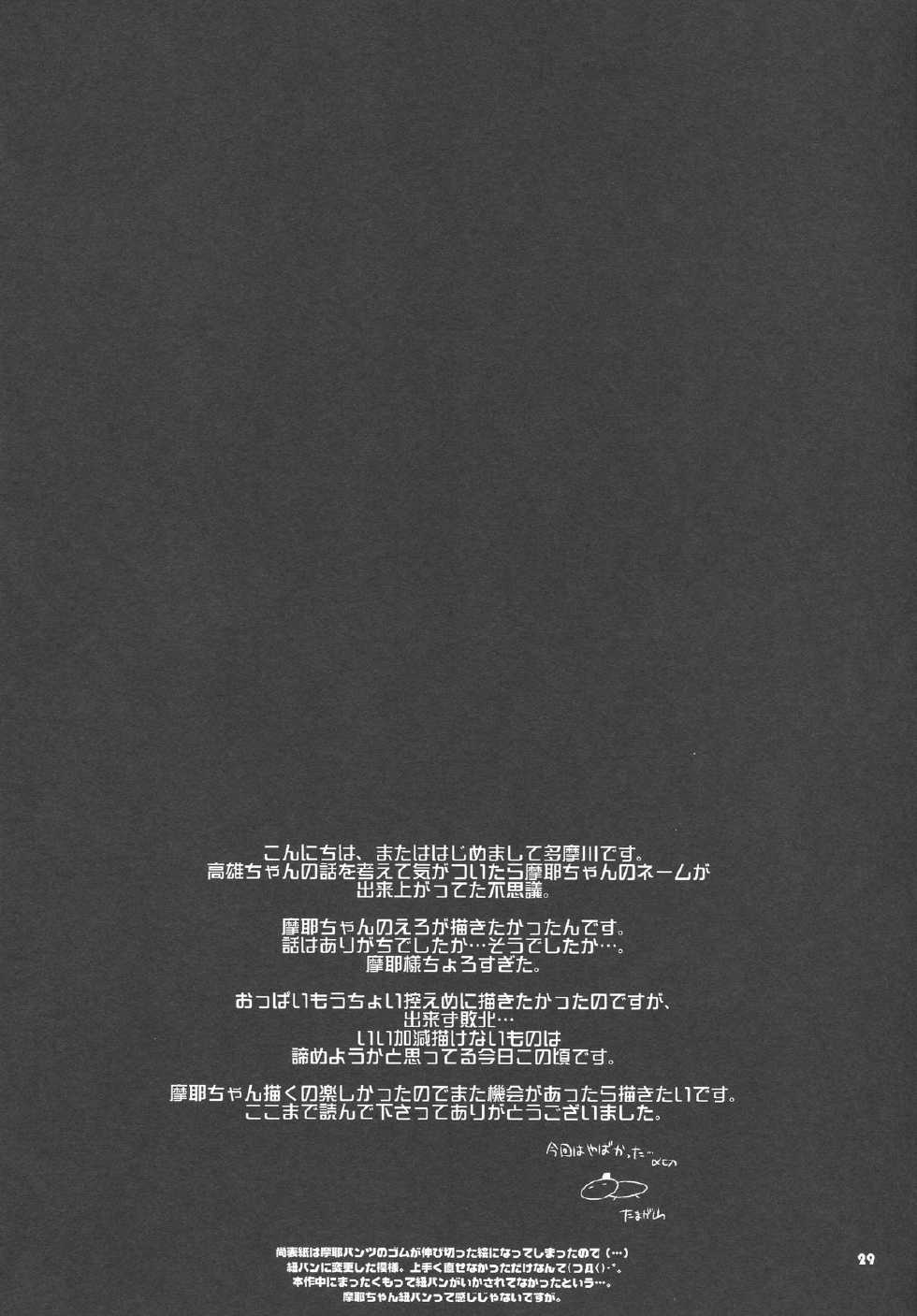 (C88) [ARC (Tamagawa Yukimaru)] Maya-sama ni Onegai (Kantai Collection -KanColle-) - Page 28