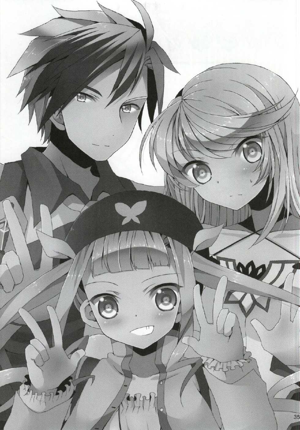 (C87) [PINK.in BLACK (Kanaru)] LudMilla Sweet Diary (Tales of Xillia 2) - Page 34