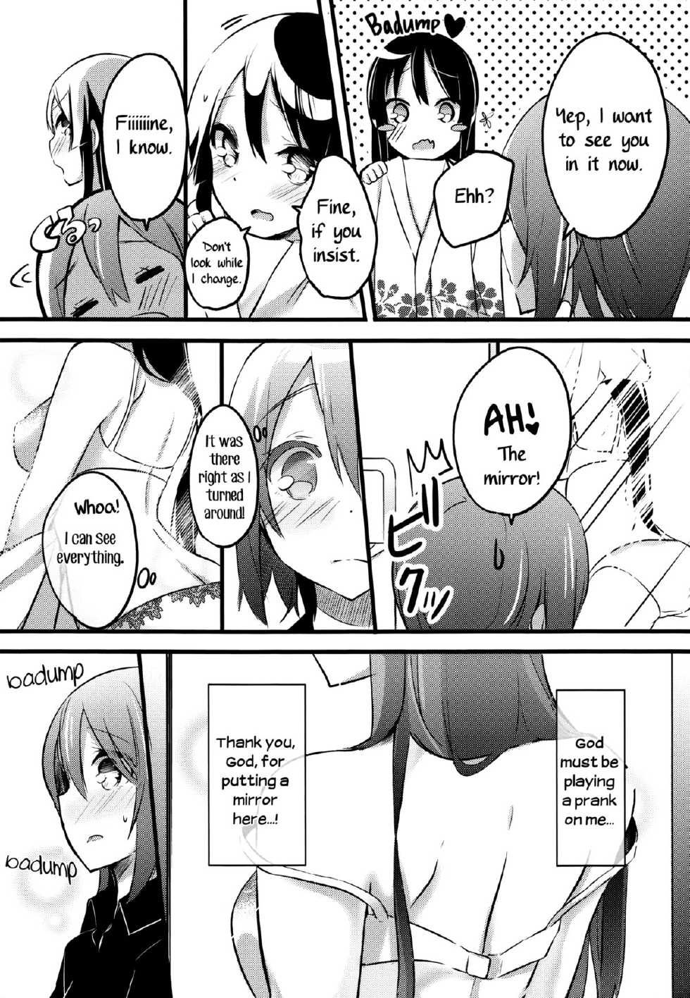 (C87) [KIMcheese (Haruna Mahiru)] Lesson Zero (K-ON!) [English] [Yuri-ism] - Page 6