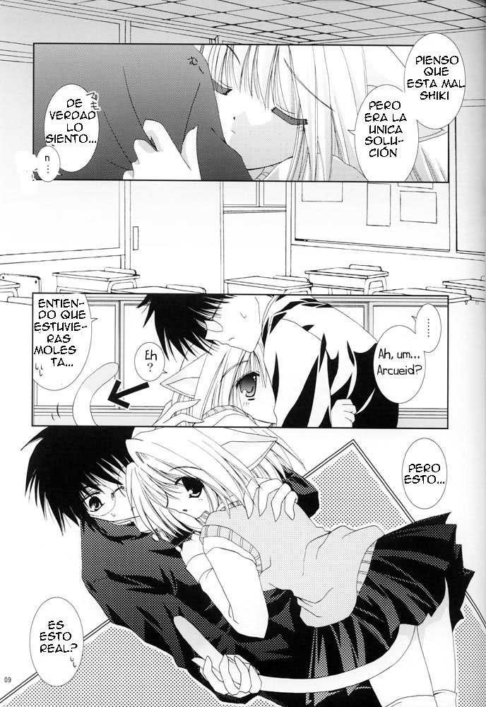 (C63) [Neko Kinryouku (NekoNeko)] Tsukineko Kyoushitsu (Tsukihime) [Spanish] - Page 8