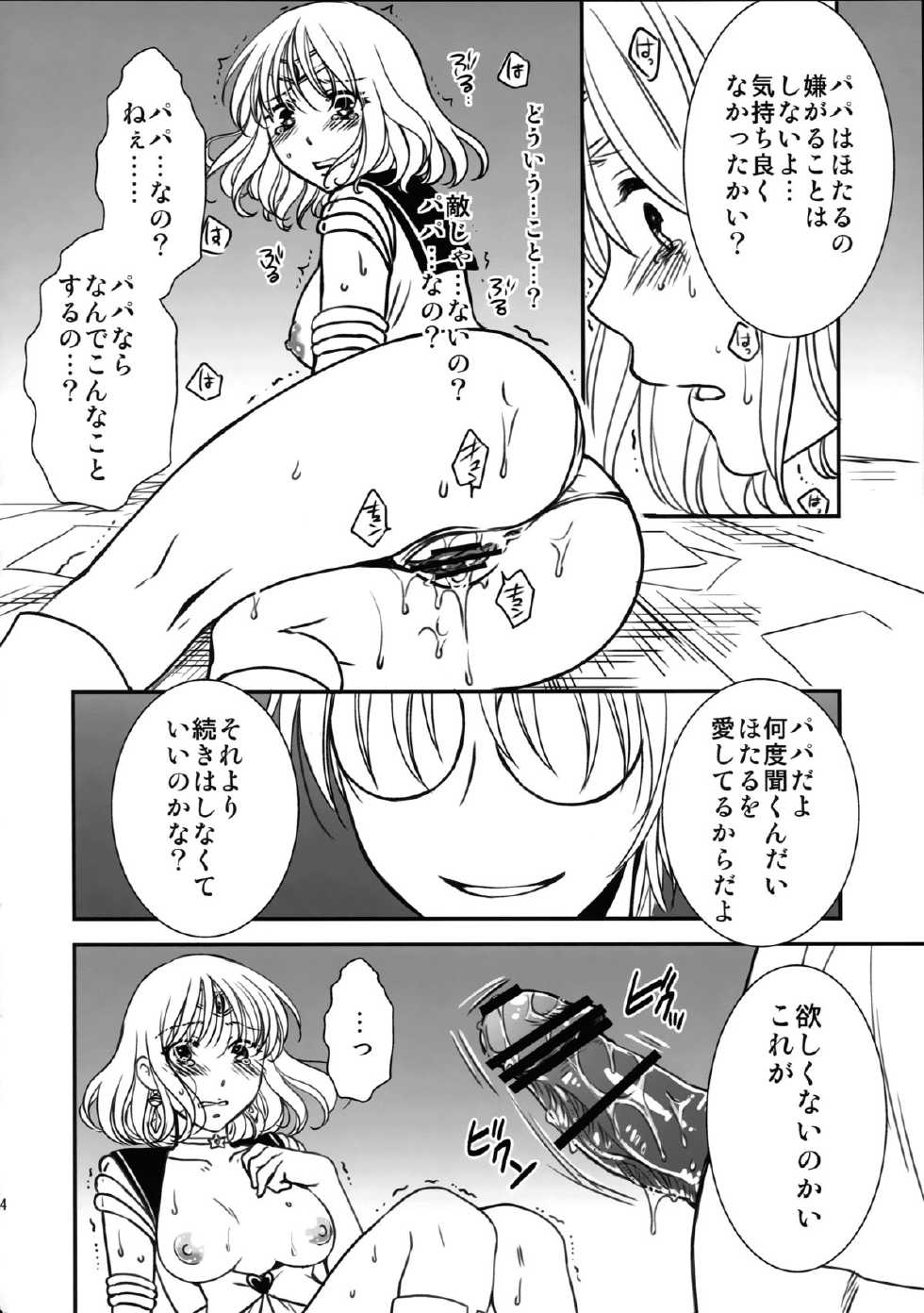 (C84) [catastrophe. (Harusawa)] Hotaru no Hikari (Bishoujo Senshi Sailor Moon) - Page 14
