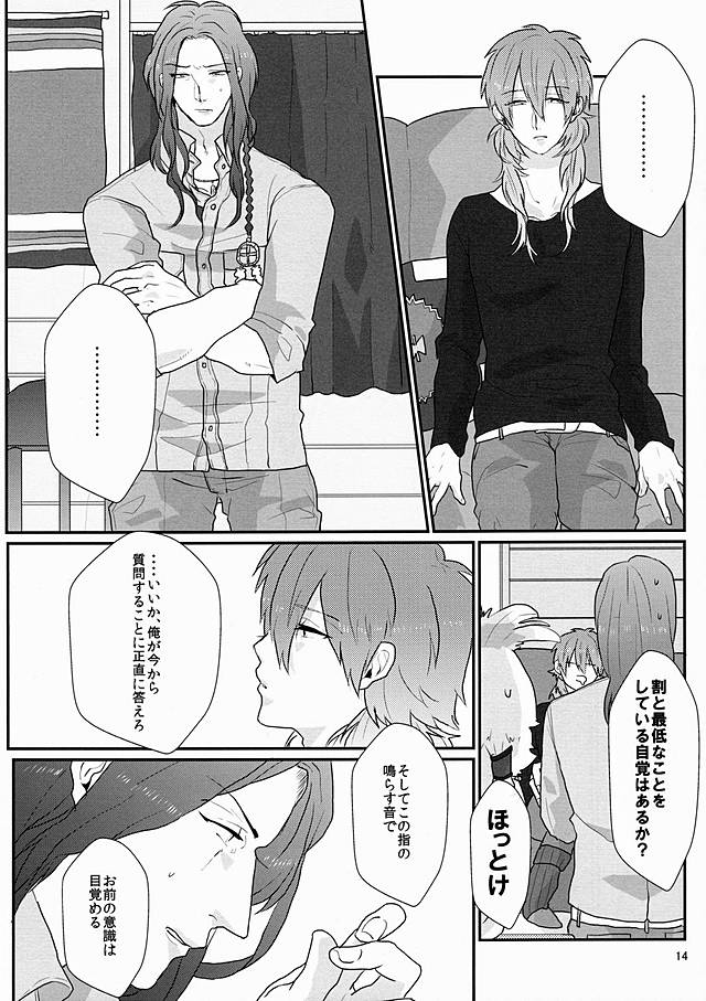 [NICO (nico)] Darling wa Shinpaisei. (DRAMAtical Murder) - Page 13