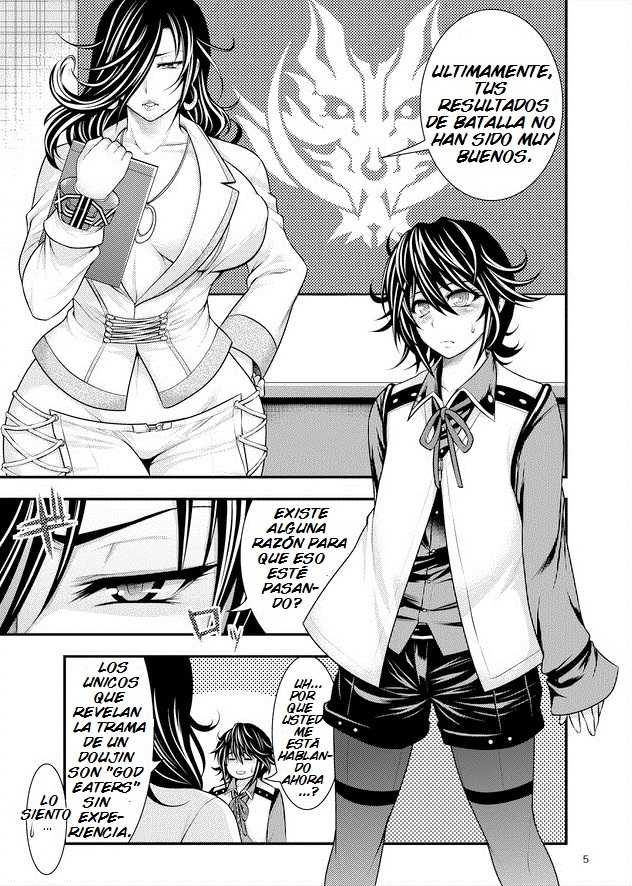[Circle Roman Hikou (Taihei Tengoku)] Kirei na Chijo wa, Suki Desu ka? | Do You Like Pretty Perverts? (GOD EATER) [Spanish] {Brad33} [Digital] - Page 5