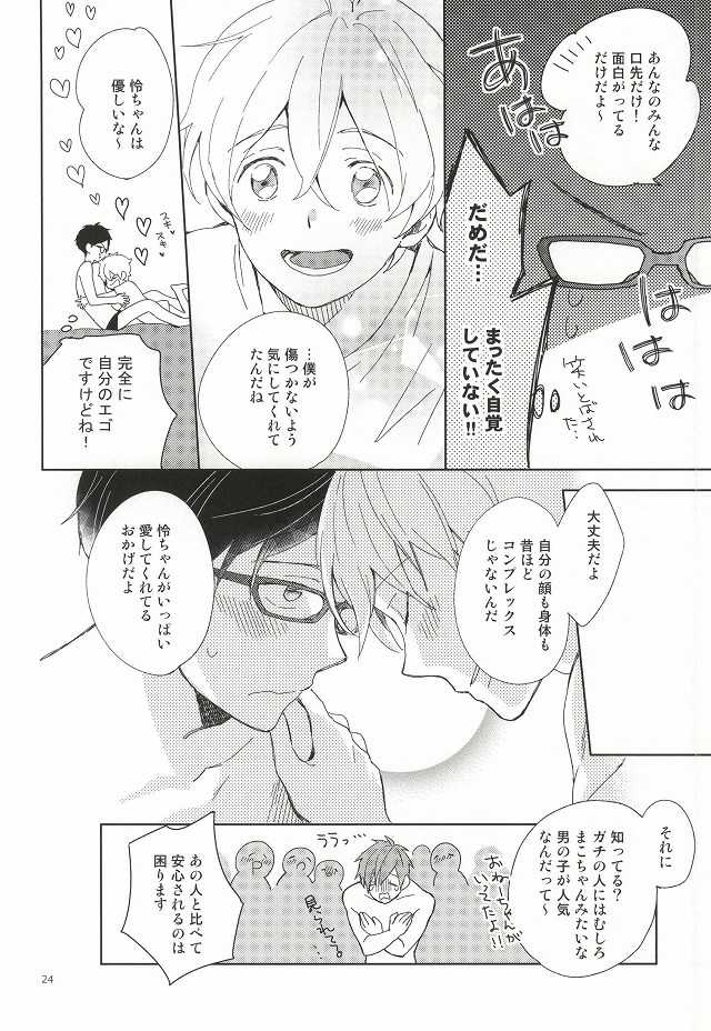 (C87) [skyfish (Hisato)] Buchou to fukubuchou no himitsu (Free!) - Page 21