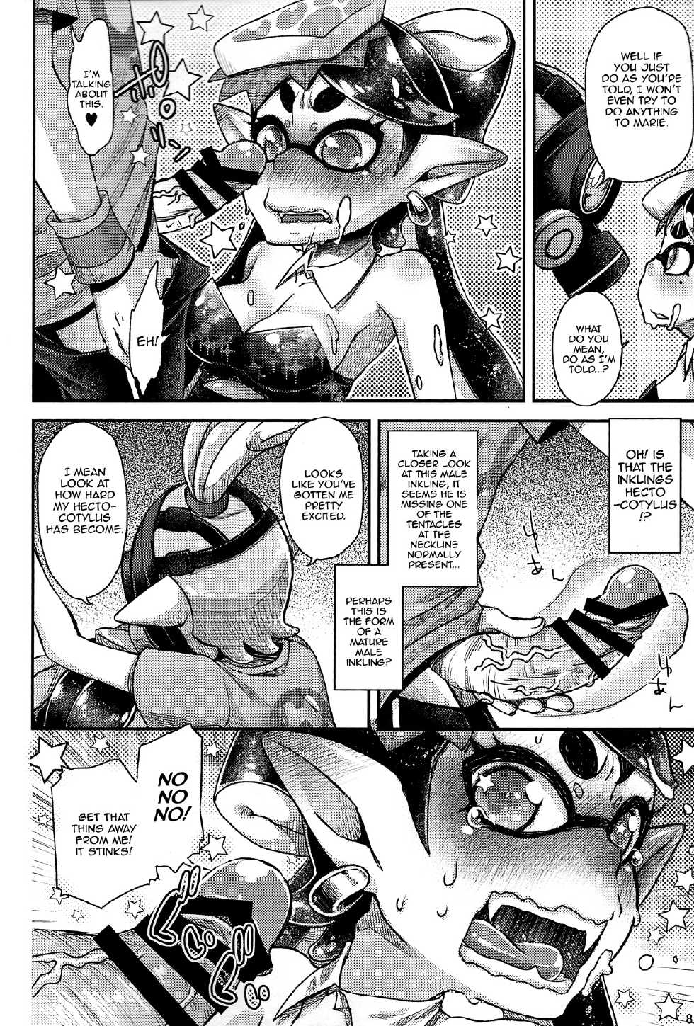 (C88) [Hanairogaeru (Kitsuneko Anko)] Ika no Seitai Chousa Houkokusho (Splatoon) [English] {thetsuuyaku} - Page 7