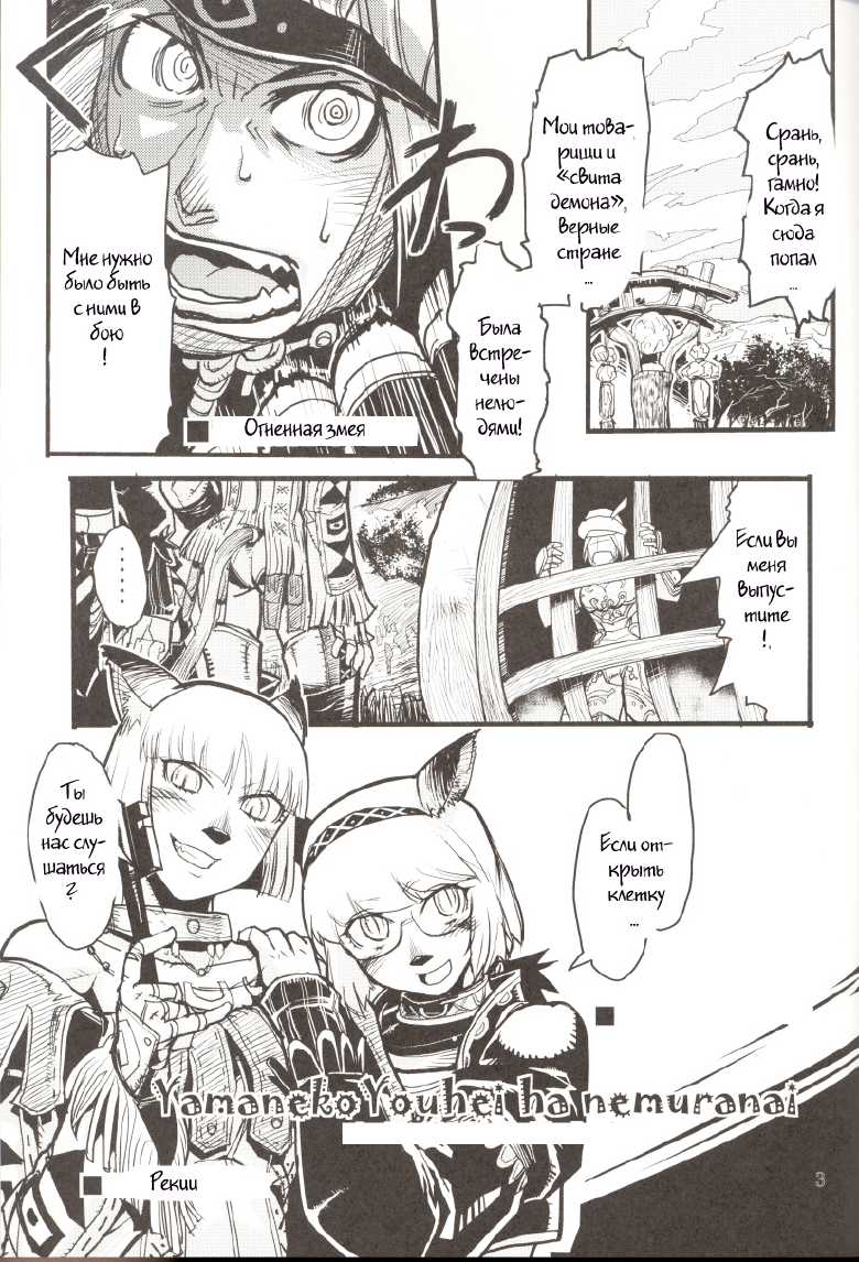 (C71) [Kuroshiki (Kurohiko)] Kuroshiki Vol. 5 (Final Fantasy XI) [Russian] [Witcher000] - Page 2