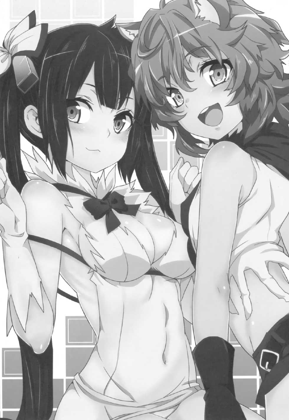 (FF26) [Nikoushikou (Nekosaki Aoi)] What Should I Do When the Dungeon is Under Maintenance? (Dungeon ni Deai o Motomeru no wa Machigatteiru Darou ka) [Chinese] - Page 2