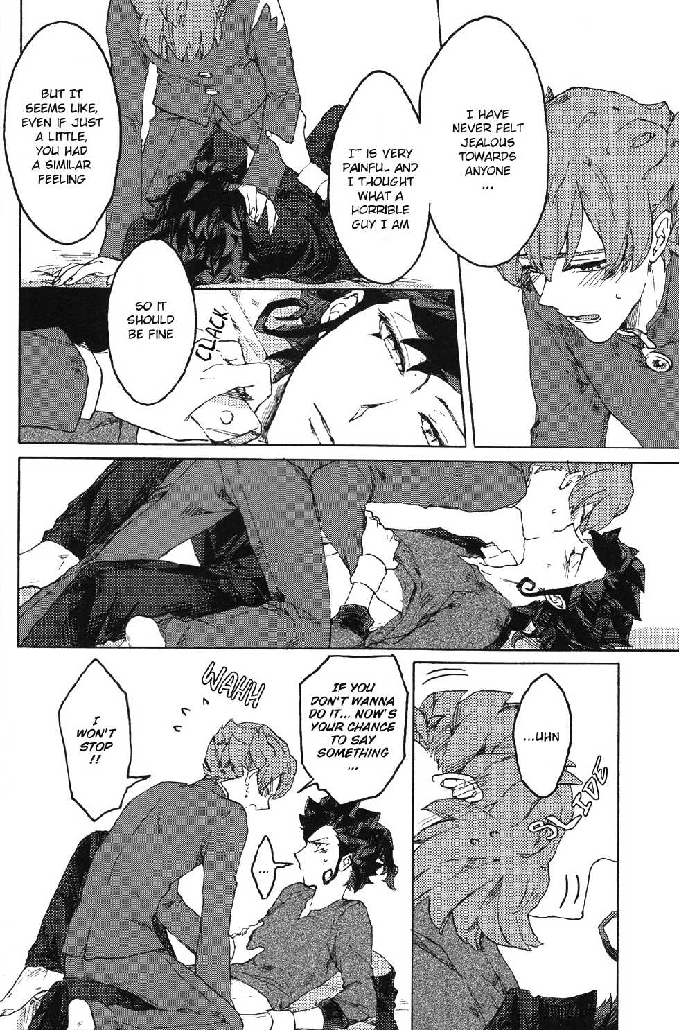 (Seishun Cup 8) [HYSTERIC SPIDER (Io)] Anata no Kawaii Hito ni Naritai (Inazuma Eleven GO) [English] [ebil_trio] - Page 28