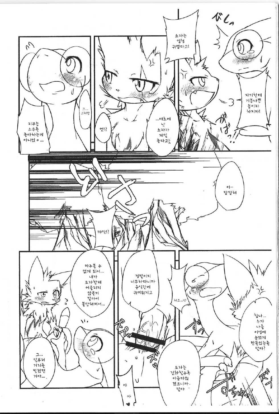 (Kemoket 4) [Kigineiro (Kigisuke)] Kaihaku no Kokoro (Pokémon) [Korean] [TeamEmchangLife] - Page 16