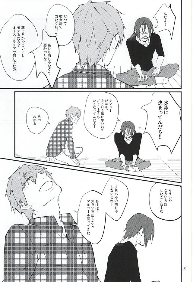 (C88) [Phlodexy (Yamano)] Nido Aru Koto wa 3-do Aru (Free!) - Page 13