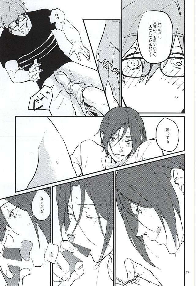 (C88) [Phlodexy (Yamano)] Nido Aru Koto wa 3-do Aru (Free!) - Page 25