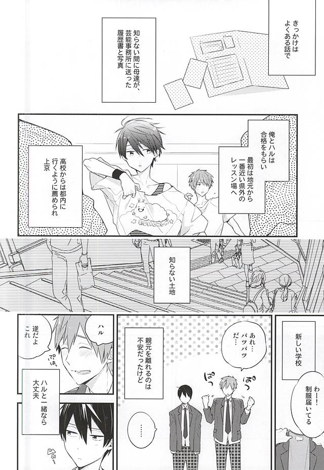 (C88) [Otawamure GO!GO! (Nimoda Ai)] Kimi wa Boku no Kirakira no Hoshi (Free!) - Page 7