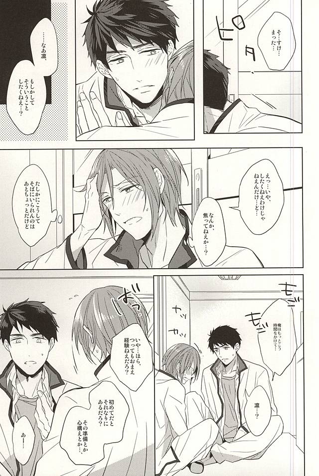 (SPARK10) [Giselle (Rinkoyo)] Tsuranaru Hoshiboshi , Sono Yukue (Free!) - Page 10