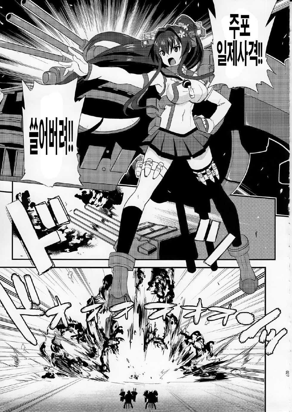 (C87) [INFINITY DRIVE (Kyougoku Shin)] Makezugirai Fraulein (Kantai Collection -KanColle-) [Korean] [Snow Dream] - Page 25