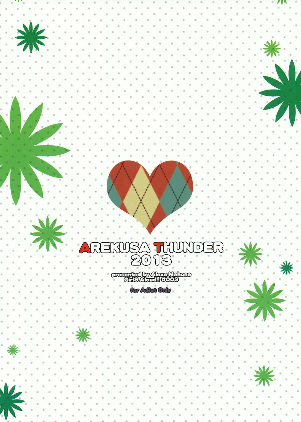 (C85) [Arekusa Thunder (Arekusa Mahone)] GirlS Aloud!! Vol. 03 [Chinese] [奶綠個人翻譯+koolo協力去字] - Page 29