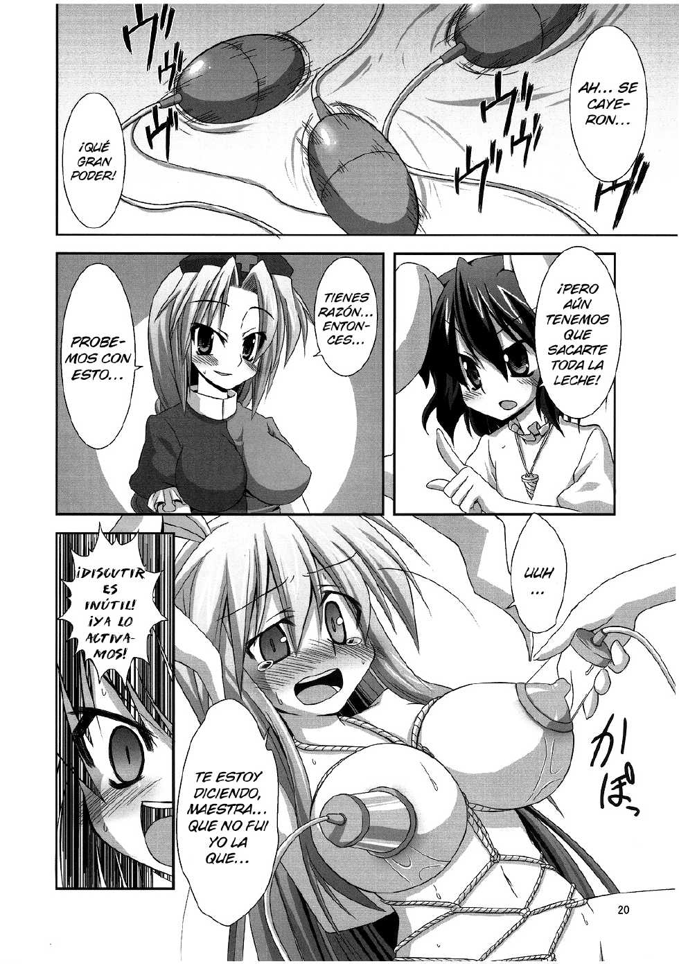 (C78) [Forever and ever... (Eisen, Kokutou Nikke, Nino Paru)] Udonge Goudoushi - Tokumori Udon (Touhou Project) [Spanish] - Page 19