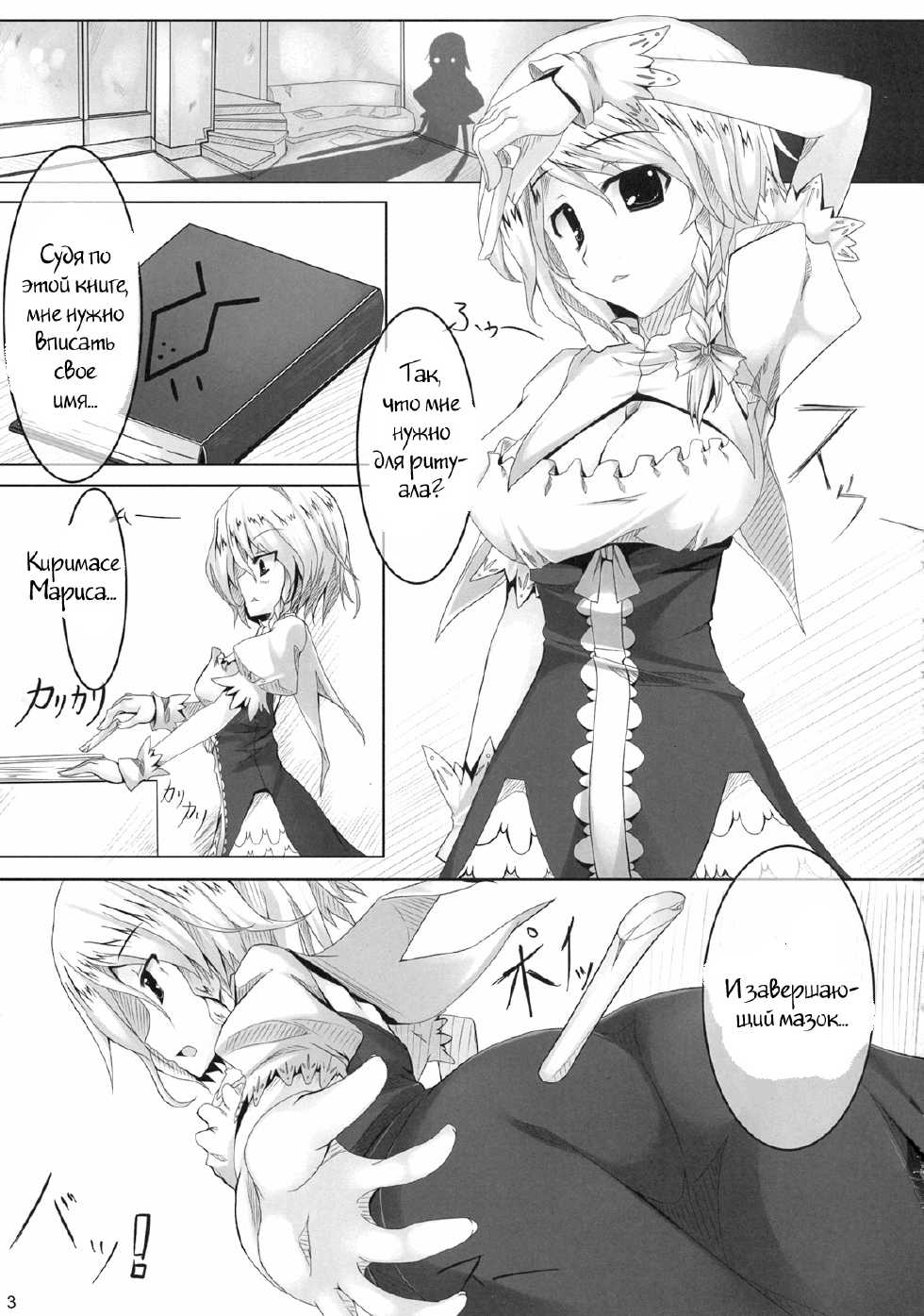 (C76) [barista (Kirise Mitsuru)] Schrodinger (Touhou Project) [Russian] [Witcher000] - Page 2
