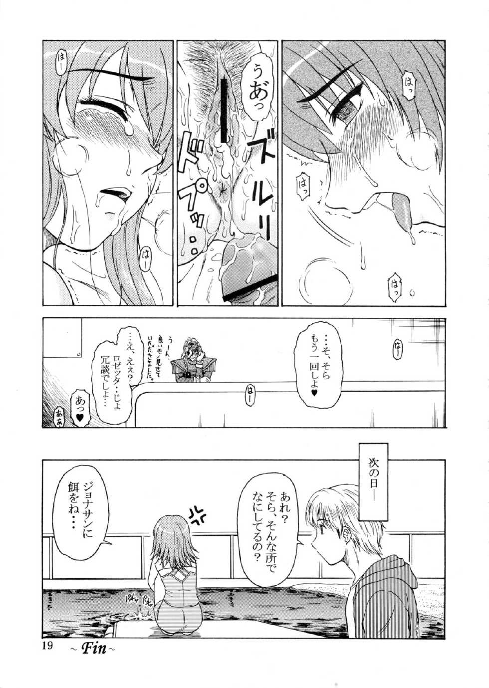 (Mimiket 10) [Oretachi Misnon Ikka (Misnon Blue, Misnon the Great)] Tsuihou Kakugo Ver.9.0 (Crest of the Stars, Kaleido Star, Stellvia of the Universe) - Page 19