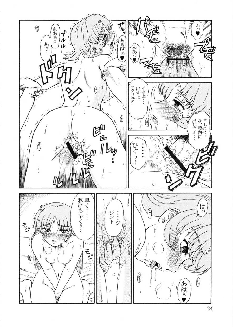 (Mimiket 10) [Oretachi Misnon Ikka (Misnon Blue, Misnon the Great)] Tsuihou Kakugo Ver.9.0 (Crest of the Stars, Kaleido Star, Stellvia of the Universe) - Page 24