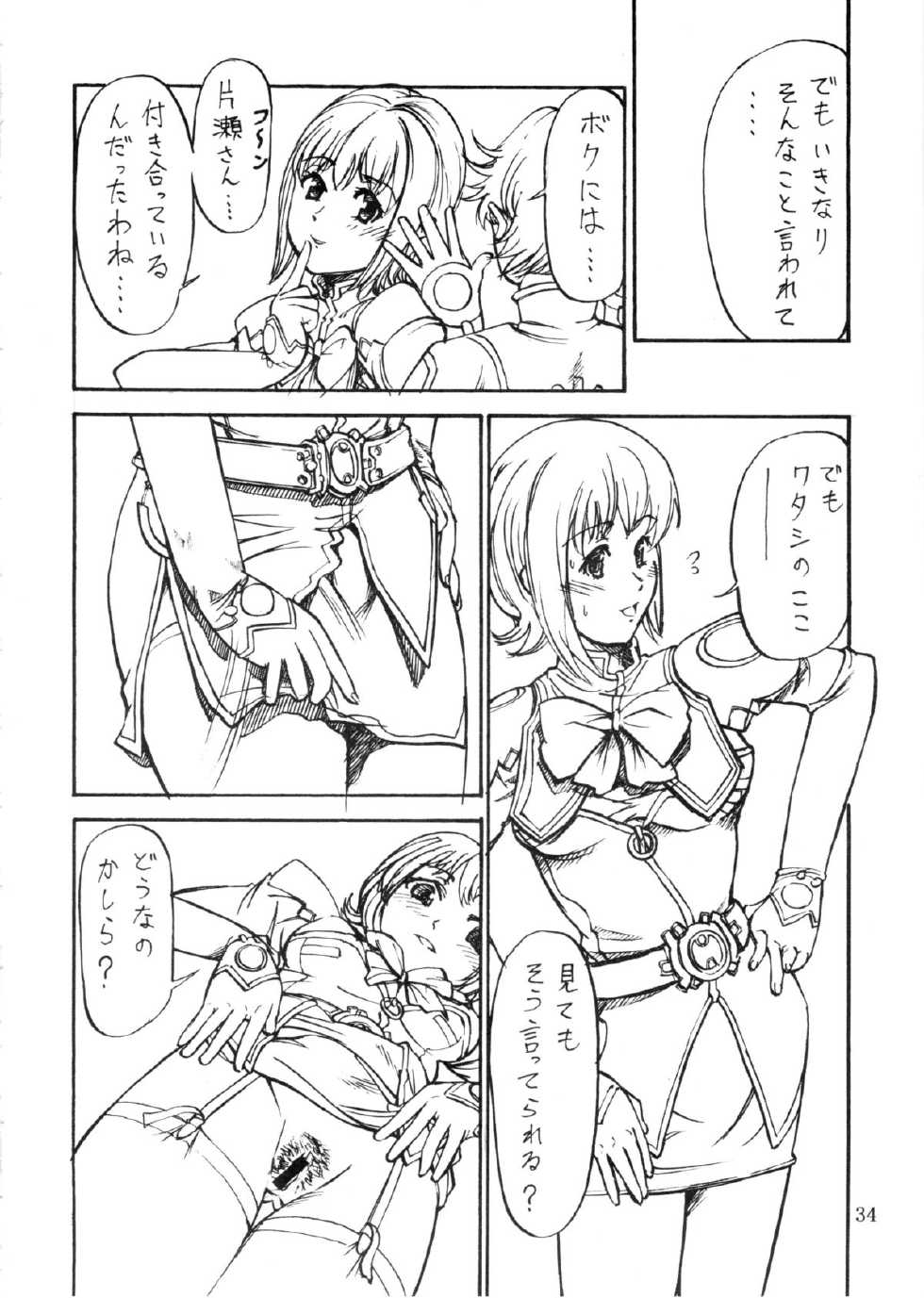 (Mimiket 10) [Oretachi Misnon Ikka (Misnon Blue, Misnon the Great)] Tsuihou Kakugo Ver.9.0 (Crest of the Stars, Kaleido Star, Stellvia of the Universe) - Page 34