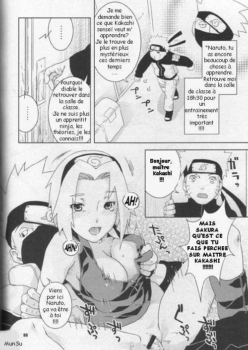 (ComiComi8) [Nekomataya (Nekomata Naomi)] Kanhi Zakura | Sakura Tous Ses Etats (Naruto) [French] - Page 2