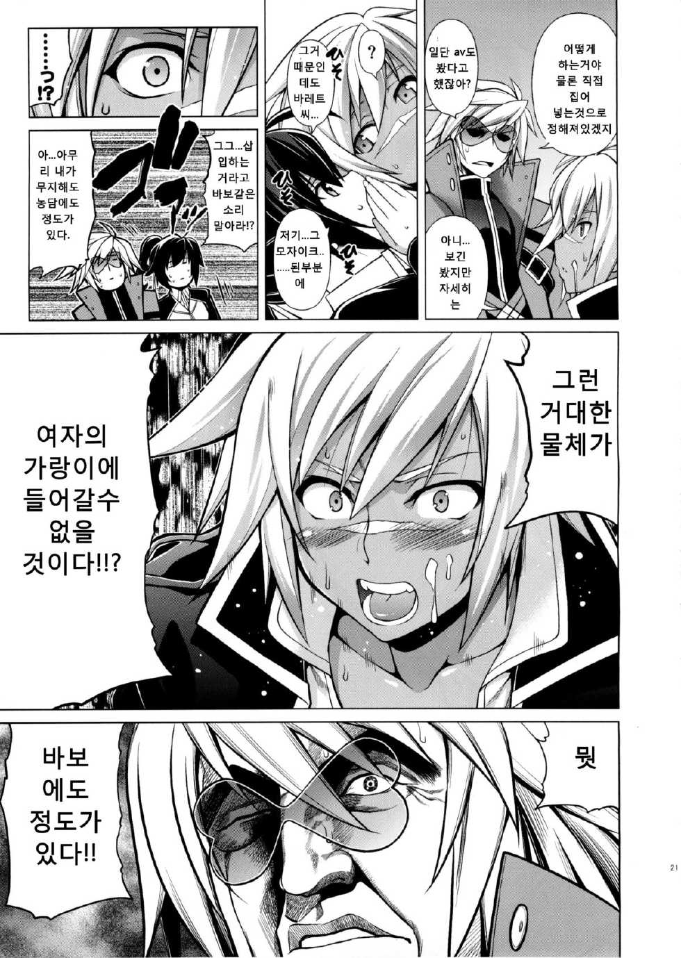 (C87) [STUDIO TIAMAT (TANABE)] BREAK BLUE X MARRIAGE (BLAZBLUE) [Korean] - Page 21